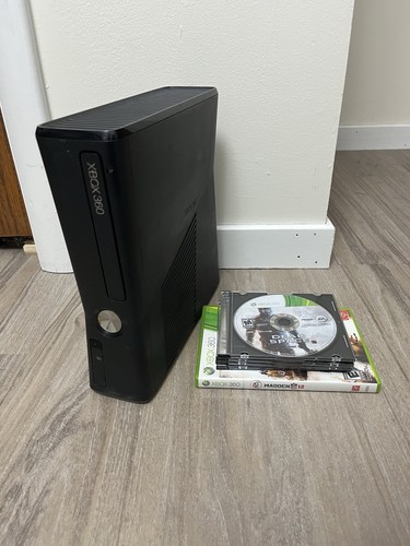 Xbox 360 slim nera console - xbox,
