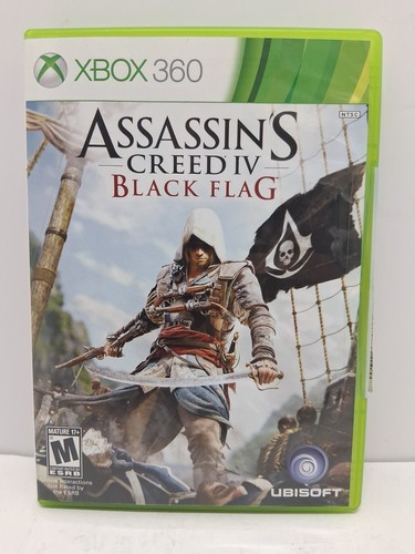 Assassins creed black - creed, flag